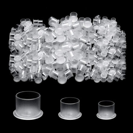 MASSA Stable Base Tattoo Ink Cup 1000pcs/bag Plastic Permanent Makeup Container Cap Essential Tattoo Accessory