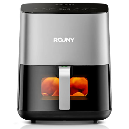 ROUNY 5L Air Fryer Electric Hot Fryer Oven Oilless Cooker with Touch Control & Nonstick Basket & Visible Window Family Size