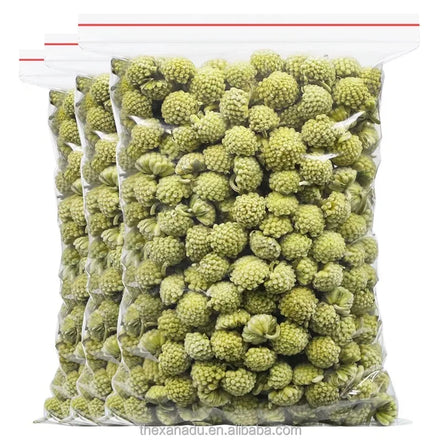 Tibet Lv Luo Hua Herbal Flower Flavor Tea Dried Green Edgewort Bonnie Flower