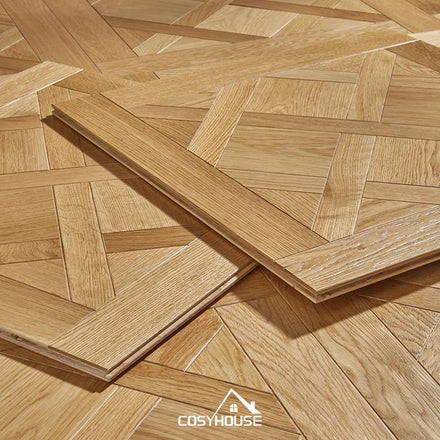 Engineered Wood Parquet Flooring Versailles Panel Wood Floor Square Parquet Tile for House Apartment Hotel