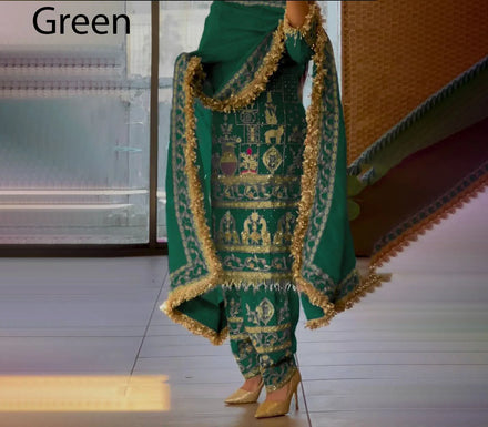 High Quality Pakistani Suit Eid Ramzan Special Salwar Kameez Traditional Readymade Outfit for Weddings and Festive Celebrations