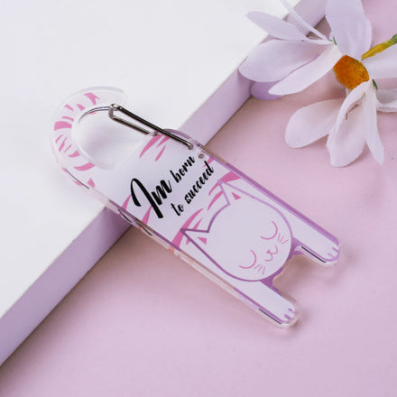 Acrylic Anime Carabiner Keyring Custom Logo Durable Printing Cute Personalized Charm Design