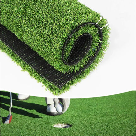 Realistic Artificial Grass Lawn Turf for Backyards Eco-Friendly 30mm & 10mm Pile Heights for Putting Green & Home Use