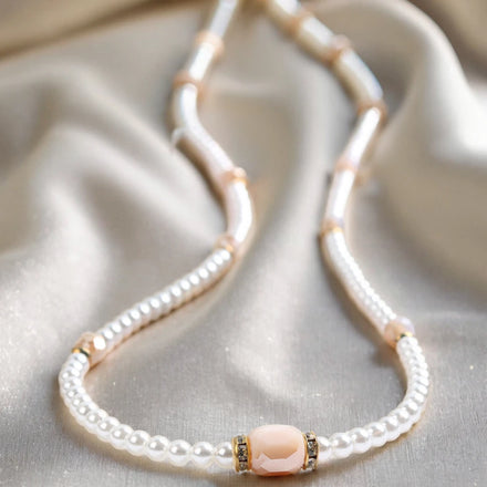 Wholesale Women's Pearl Necklace New Fashion Jewelry with White Pearls & Fine Chain Elegant Gift