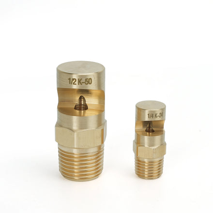 1/4'' 1/8'' Brass Wide Angle Fan Nozzle Water Jet Cleaning Nozzle Dust Suppression Spray Nozzle