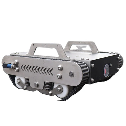 Small and Powerful Off-Road Robot with Automatic Guide Wheel for Secondary Development
