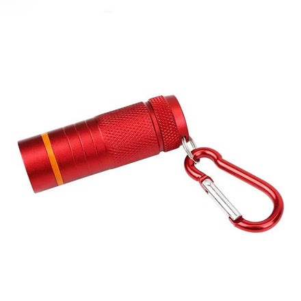Hot Selling Durable Mini LED Flashlight Keychain Outdoor Eco-Friendly Aluminium Alloy Mountain Climbing Carabiner Keyring