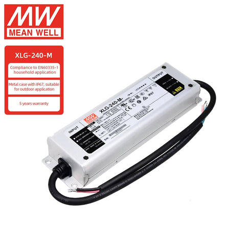 MEAN WELL XLG-240-H-DA2 50W~320W L M H Type Output Voltage IP67 Waterproof DALI-2 Dimmable Led Power Supply