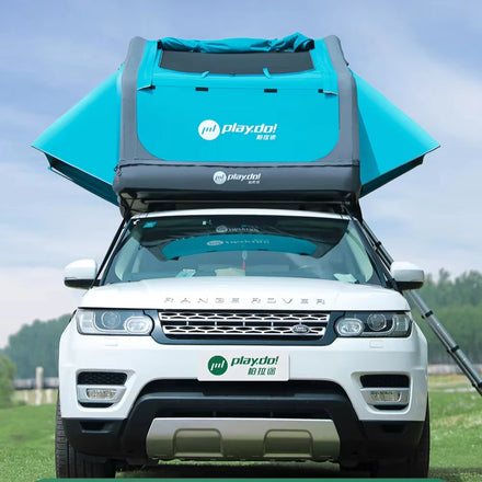 Inflatable Car Roof Tent OEM Service for Rooftop Camping Shelter Polyester Vehicle Mounting Friendly Customizable