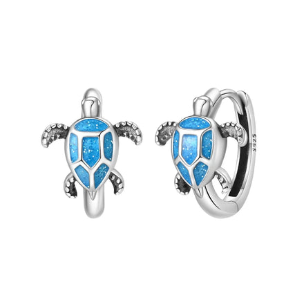 Hot Selling S925 Sterling Silver Earring Women Turtle Fashion Hoop Stud Korean Earrings Set Dangle Earring Gift Wholesale