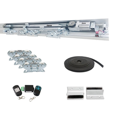 Commercial Automatic Glass Sliding Door Operator Cost-effective 24v Dc Motor Automatic Sliding Door System Opener With Sensor