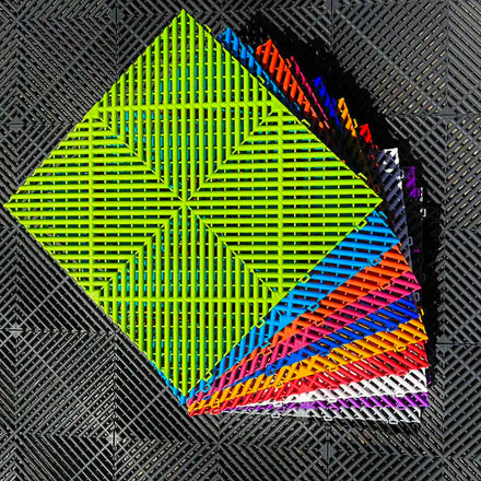 2025 Best Selling Plastic Garage Floor Tiles/removable Interlocking Floor Mats for Warehouse Car Wash Shop Factory