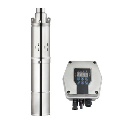 RANKING JQS-- 24-DC Brushless Solar Power Submersible Stainless Steel Screw Pump Deep Well Pump 78m Head MPPT Controller