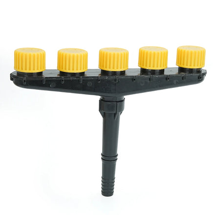 YS Electric Adjustable Multi-Head Sprinkler Nozzle Patio & Garden Lawn Hose Irrigation Sprinkler for Lawn & Patio Care