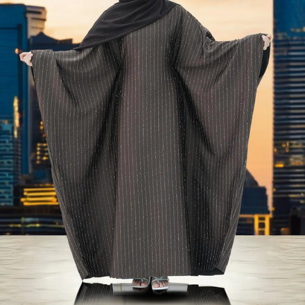 Loriya 2025 Luxury Women's Abaya Dress Full Beaded New Butterfly Modest Islamic Clothing Kaftan Summer Dubai Style
