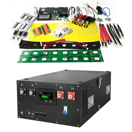 Ucan 48V 200A BMS 51.2V Lifepo4 DIY Battery Box 16S 14-16kWH Metal Aluminum Case with IP54 & WiFi for Solar Home Energy Storage