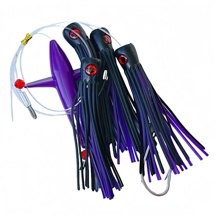 Wholesale OEM Soft Plastic Rubber 6inch Chugger Teaser Bird Daisy Chain Saltwater Sea Trolling Fishing Lure Tackle Tuna Marlin