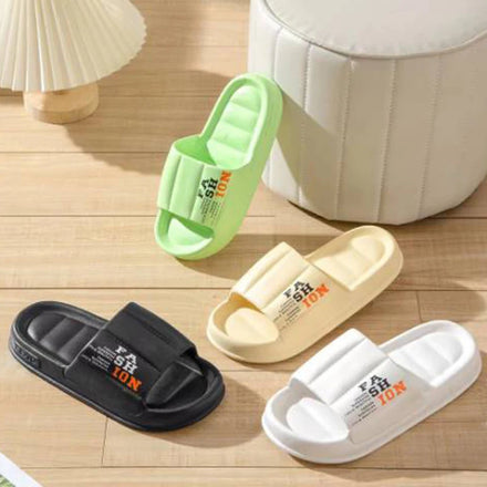 Men's New Trendy EVA Comfort Non-Slip Soft Plush Slippers Casual Shoes with Popular Fashion Hard-Wearing Slipper