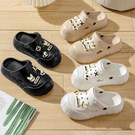 Unisex EVA Flat Clogs for Summer Anti-Slip Trendy Fashion Hot Sale Hard-Wearing Casual Mules for Women