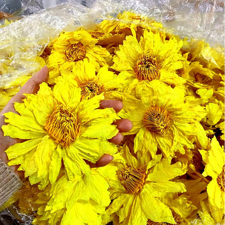 Yellow Lotus Organic Egyptian Nymphaea Caerulea | Aphrodisiac Dried Flowers Herb for Smoking Pre Roll | Holistic Wellness Tea