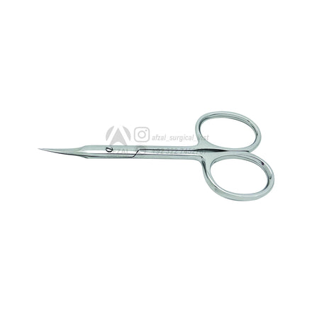 Nail Scissors Stainless Steel Curved Blades Sharp Blade Tip Comfortable Ergonomic Grip Beauty Scissors Right-Handed Nail Art