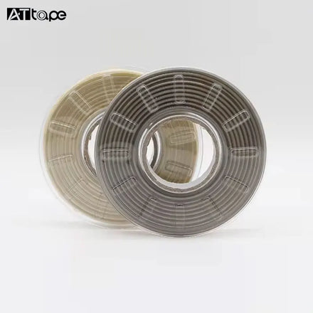 Edge Cutting Cross Filament Tape Double Sided Acrylic Transparent White Liner Soft Low Noise Pressure Sensitive Masking