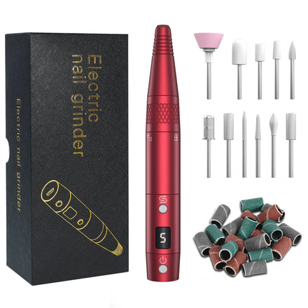 Professional Nail Polishing Machine Tool E File Strong 35000RPM Portable Electric Acrylic Nail Drill Machine
