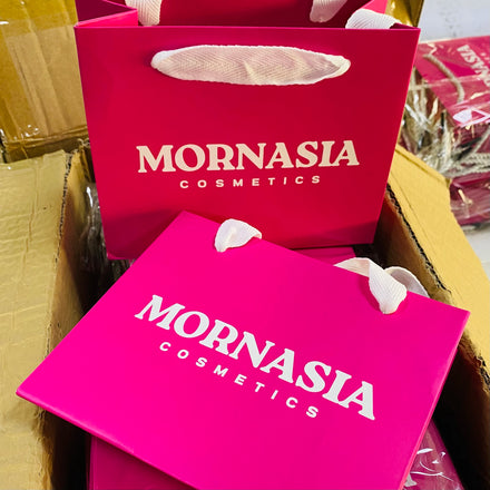 Custom Large Shopping Pink Paper Bags With Your Own Logo Package Paper Gift Bag Black Paper Bags