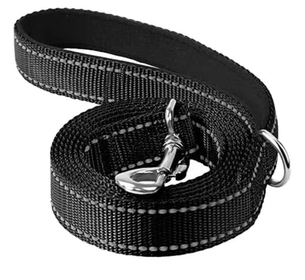 Factory Custom Thick Nylon Heavy Duty Hemp Neoprene Adjustable slip Pet Lead Rope Retractable Reflective Dog Leash