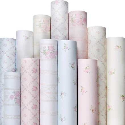 Eco Friendly Plastic Custom Size Furniture Decorative Film Waterproof Self Adhesive Vinyl Wallpaper Interior Wall Decor