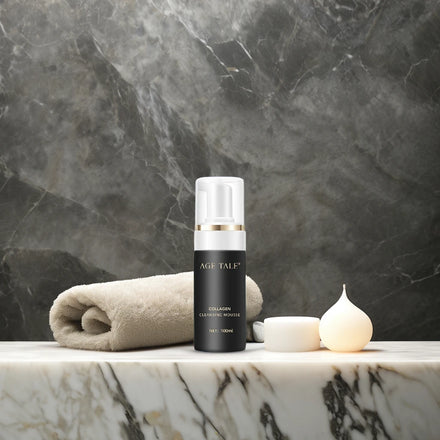 Collagen Face Wash Gentle Oil Control Mousse Cleanser Refreshing Moisturizing Collagen Facial Foaming Cleansing for Skin Care
