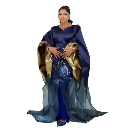 Top Fashion Boubou Dress for Women Luxurious African Clothing with High Fashion Fabric african dresses Pair with lace lingerie