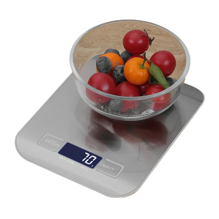 High Accuracy Digital Kitchen Scale Stainless Steel Food Scale up 5000g 1g Division for Accurate Weight Measuring