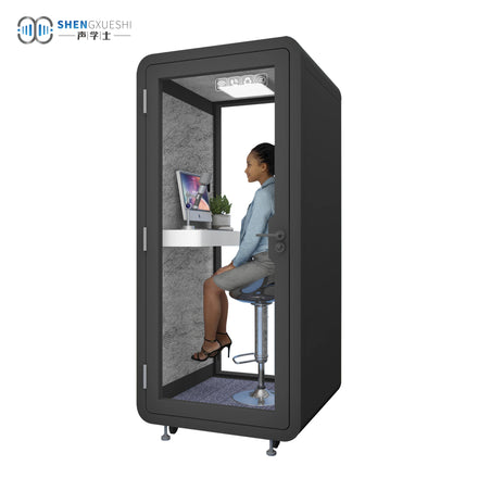 Modern Steel Soundproof Pods for Home Office Office Building School & Library-Modular Design with 40dB Noise Reduction