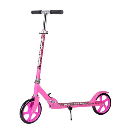 Steel Kick Foot Adult Kid City Scooter Two-wheel Children's Foldable Mobility Wheel Skateboard