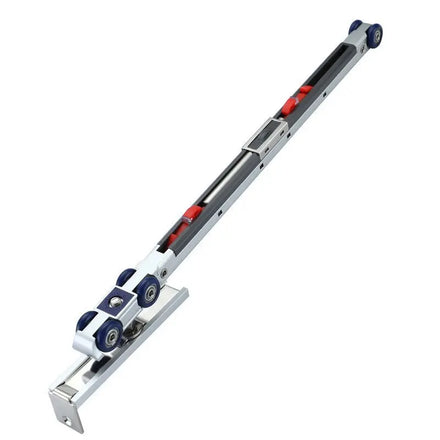 100kg Heavy Stainless Steel Two-way Buffer Pulley Sliding Door Hanging Wheel Track Kitchen Bedroom Toilet Hanging Rail
