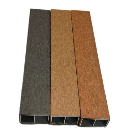 Best Price Modern WPC (Wood Plastic Composite) Square Tube Aluminum Alloy Plastic Wood for Outdoor Decorative Waterproof