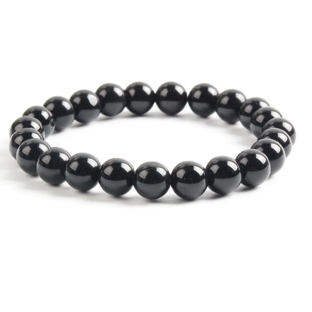 Wholesale Hot Sale Black Tourmaline Bracelet Healing Meditation Jewelry Protection Emotional