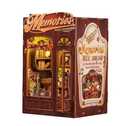 Cutebee Book Nook SD04 3D Wooden Book Nook Kit Diy Book Nook 3D Puzzles for Adults