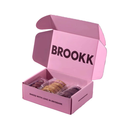 Eco-Friendly Bakery Paper Box for Catering Takeout Brownie for Cookies Crepes Cake Bread Sushi Pastry Packaging Matt Lamination