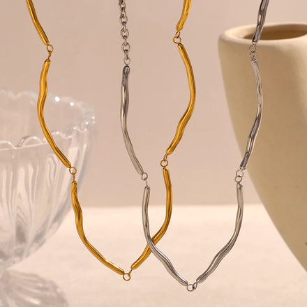 Dreamshow Chain Necklace Fashion Jewelry Necklaces Waterproof Jewelry Gold Plated Stainless Steel Necklace