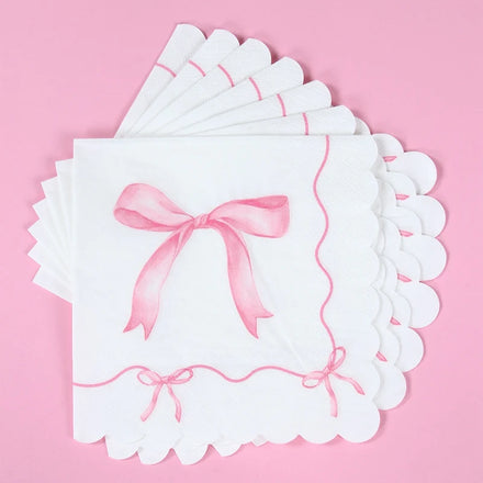 16pcs pink Bow Lace Napkins Paper Tissue Decorative Party Napkins for Birthday Home Restaurant Decoration New Arrival