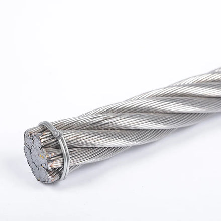304 Stainless Steel Wire Rope 7*19 Traction Lifting Rubber-Coated Greenhouse Clothesline Hardware Supply