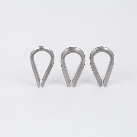 Supply of Stainless Steel Thimbles Heart Collars and Wire Rope Collars with Wire Rope Thimble Type