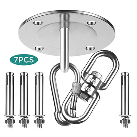 Stainless Steel Yoga Hammock Stand with Sandbag Swing Top Buckle Load-Bearing Fixed Hanging Plate Product Category Anchors