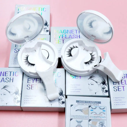 Wholesale Handmade Soft Magnetic Lashes Kit Custom Logo Private Label Lightweight