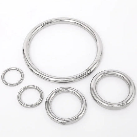 Wholesale 304 Stainless Steel Solid Circle Lifting Ring Polished Welded O-Ring Connection Carton Box for Fishing Net Hammock