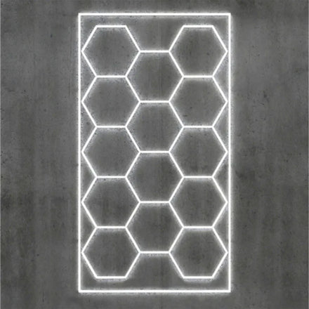 6500K Honeycomb COB LED Light Garage LED Light with Installation Instructions for Home Parking Systems & Workshop Application