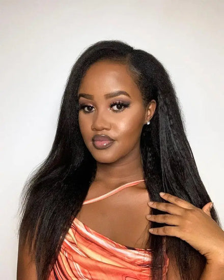 13x4 Human Hair Lace Front Raw Hair Cuticle Aligned Hair Wig Lace Frontal Wig for Black Women Daily Party Use Top Quality