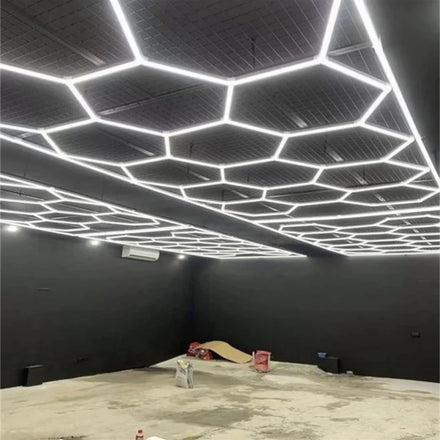 BAONA 6500K COB LED Garage Light Chemical-Resistant Plastic Honeycomb Design IP55 Rated 3-Year Warranty Dimmable 270 Beam